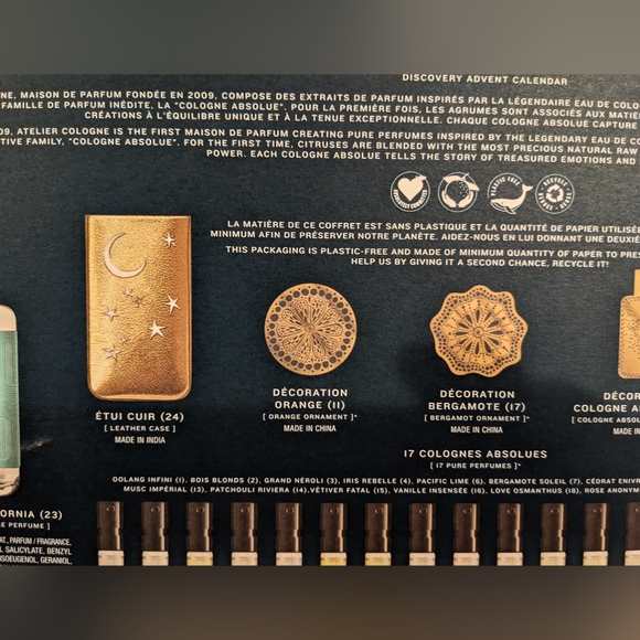 ATELIER COLOGNE DISCOVERY FRAGRANCE ADVENT CALENDAR 2021 - Picture 6 of 10